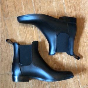EUC JCrew Chelsea Rain Boots